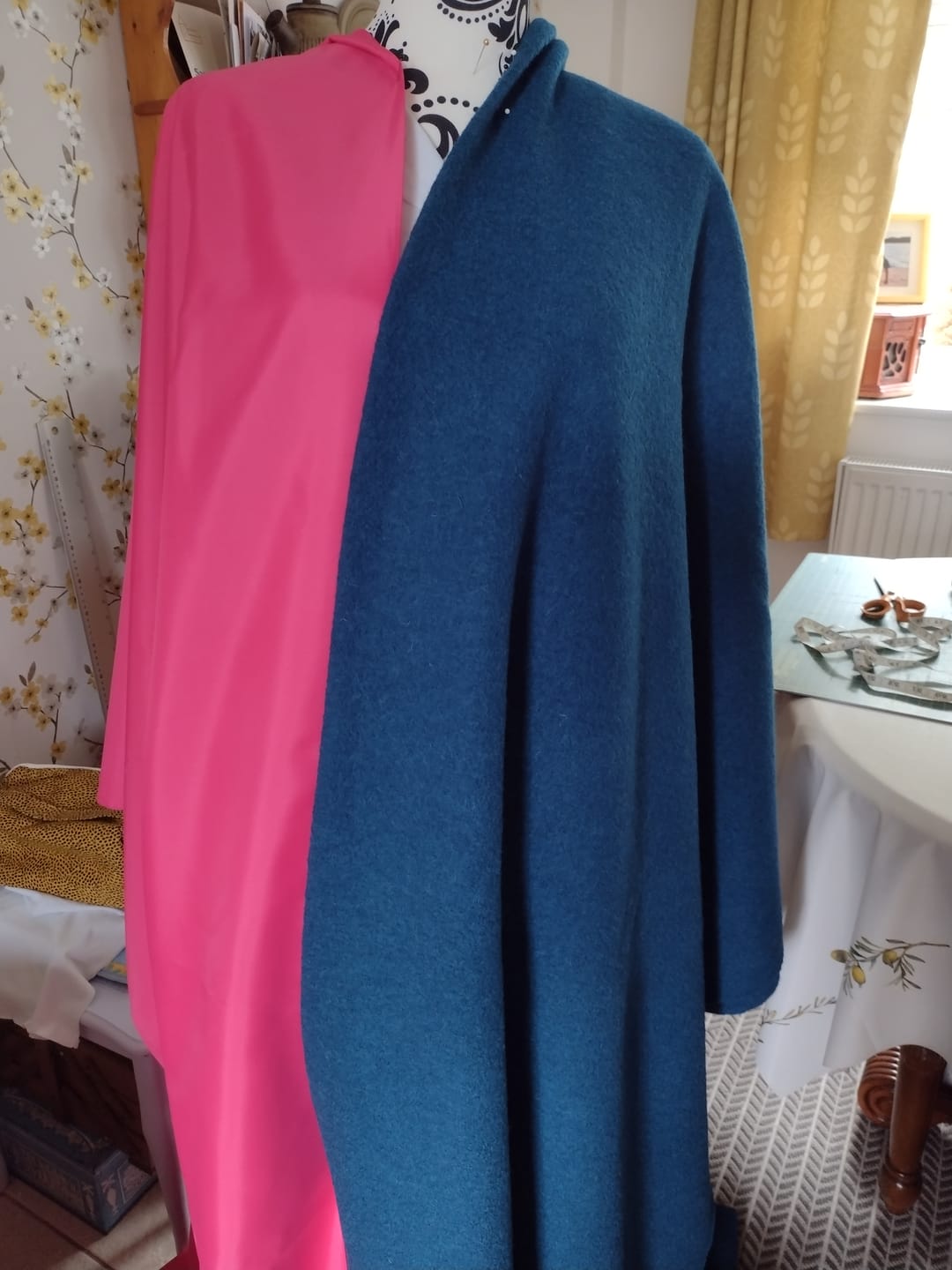 Customer photo review of Plain 100% Boiled Wool Fabric