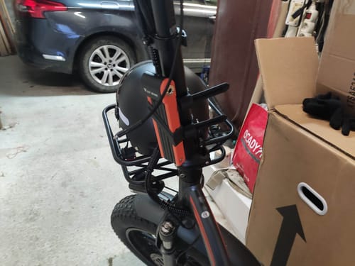 Customer photo review of Vakole Y20 Pro 20" Foldable Step-through Electric Fat Bike with 20Ah Samsung Battery Support APP