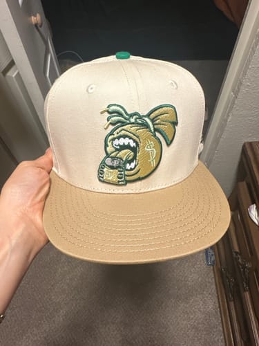 Customer photo review of Screaming Money Bag - Natural Sail Snapback Cap