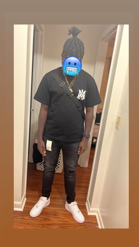 Customer photo review of AMIRI Classic T-Shirt