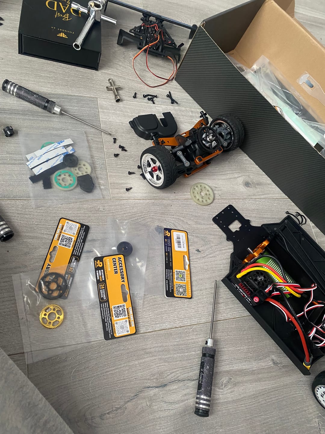 Customer photo review of Steel Spur Gear For 1/10 Scale On-Road Cars