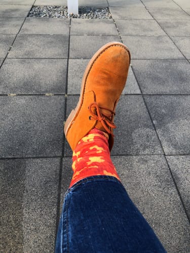 Customer photo review of HEMY Crew Waterproof Socks