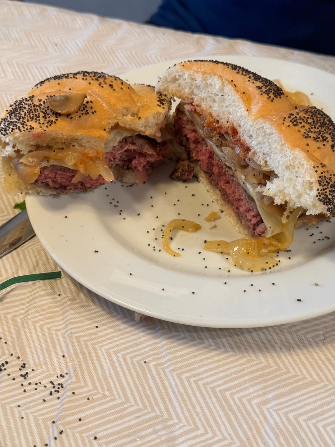 Customer photo review of Steakhouse Burgers, Two 8oz Burgers