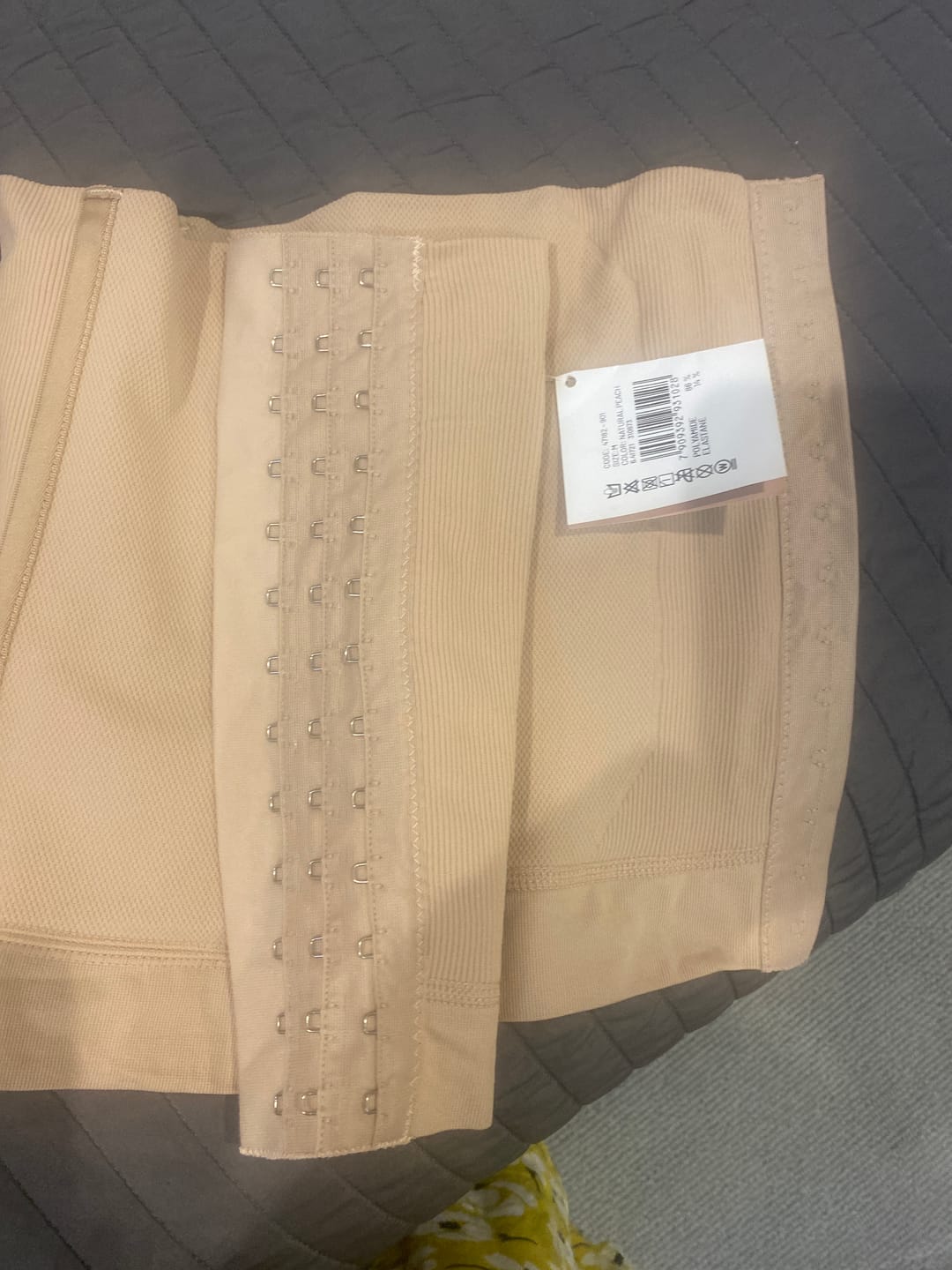 Customer photo review of Microfiber Waist And Abdomen Control Corset