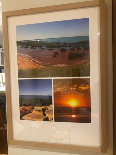 Customer photo review of 3 Memories In Portrait Art Print