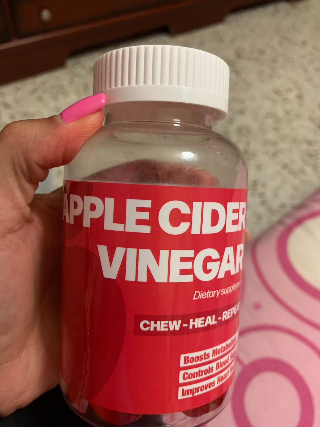 Customer photo review of Super Fruits Gummies