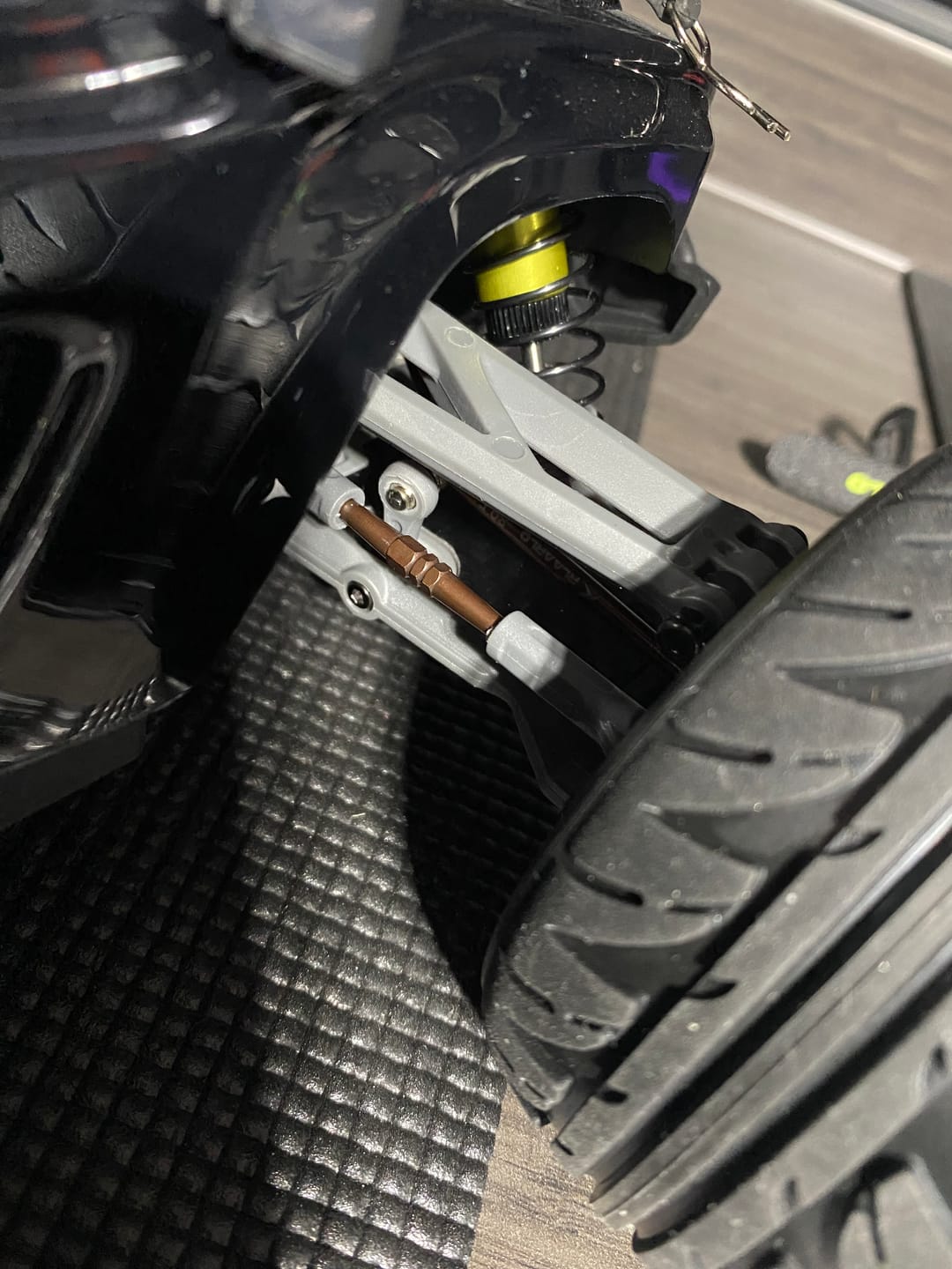 Customer photo review of S2 Alloy Steel Front & Rear Shock Stand For RZ001