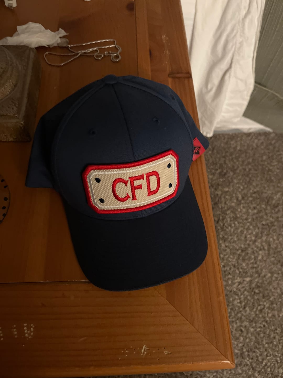 Customer photo review of LAYOVER DESIGN with custom back of hat