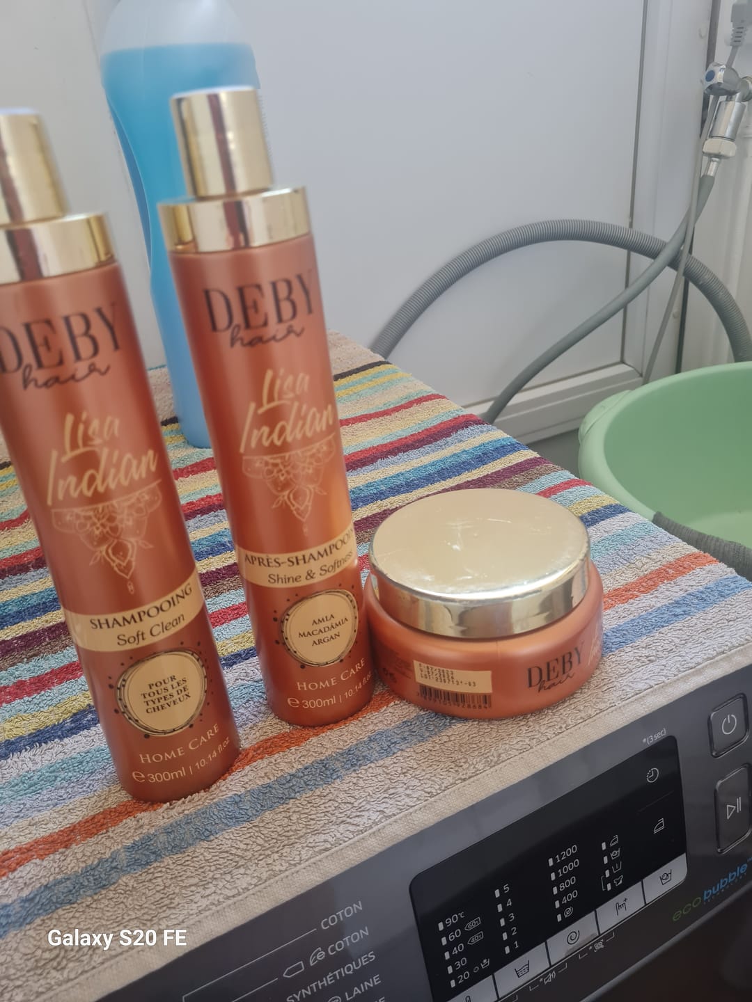 Customer photo review of Entretien lissage indien LISA INDIAN DEBY HAIR - KIT DE 3 PRODUITS