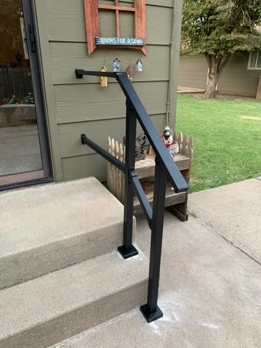 Customer photo review of Stair Handrail Kit