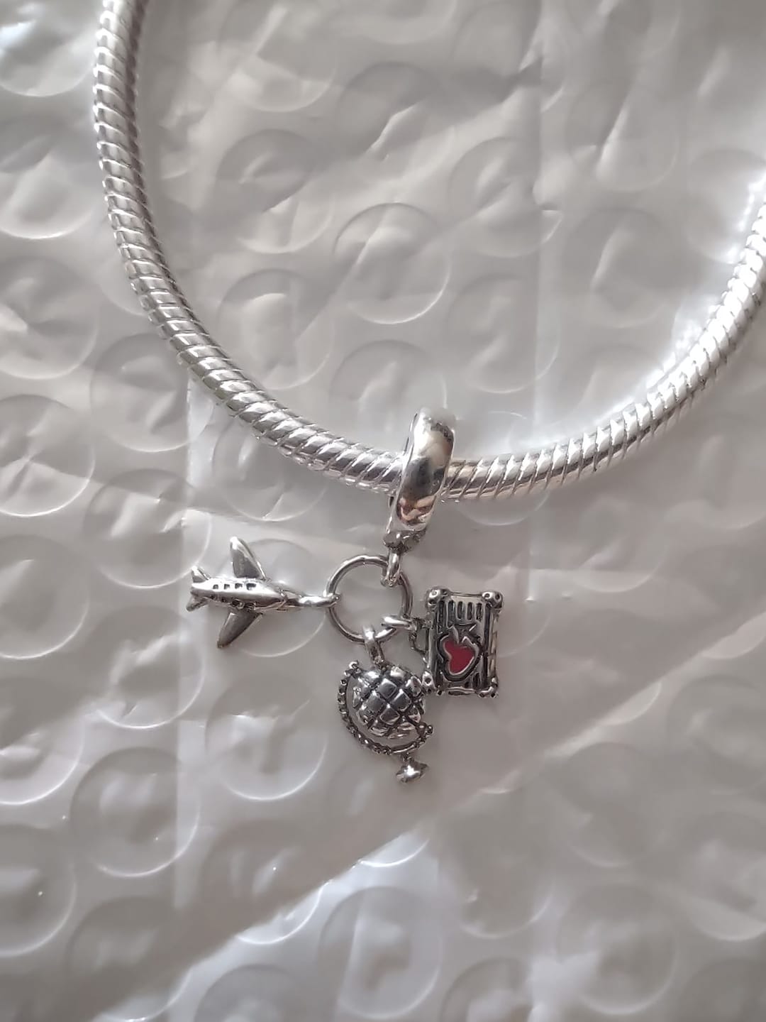 Customer photo review of Pulsera Trebol de la Buena Suerte