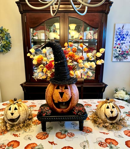 Customer photo review of Beaded Berry Fall Candle Ring ~ 2 Sizes