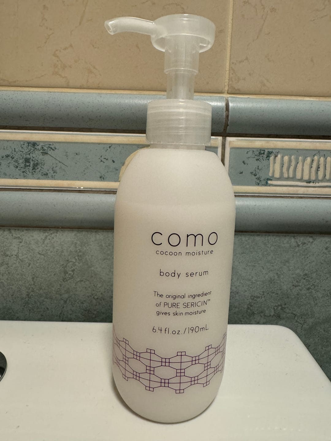 Customer photo review of COMOACE Body Serum/Lotion With Raw Silk Extract
