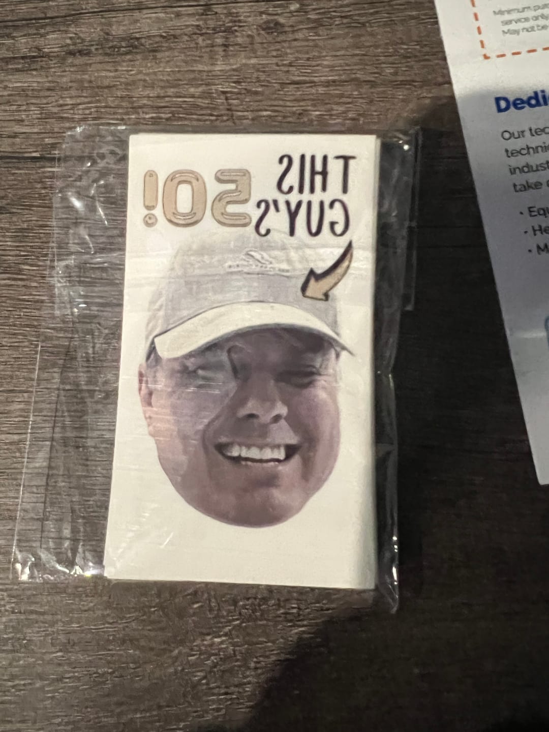 Customer photo review of This Guy's Birthday!