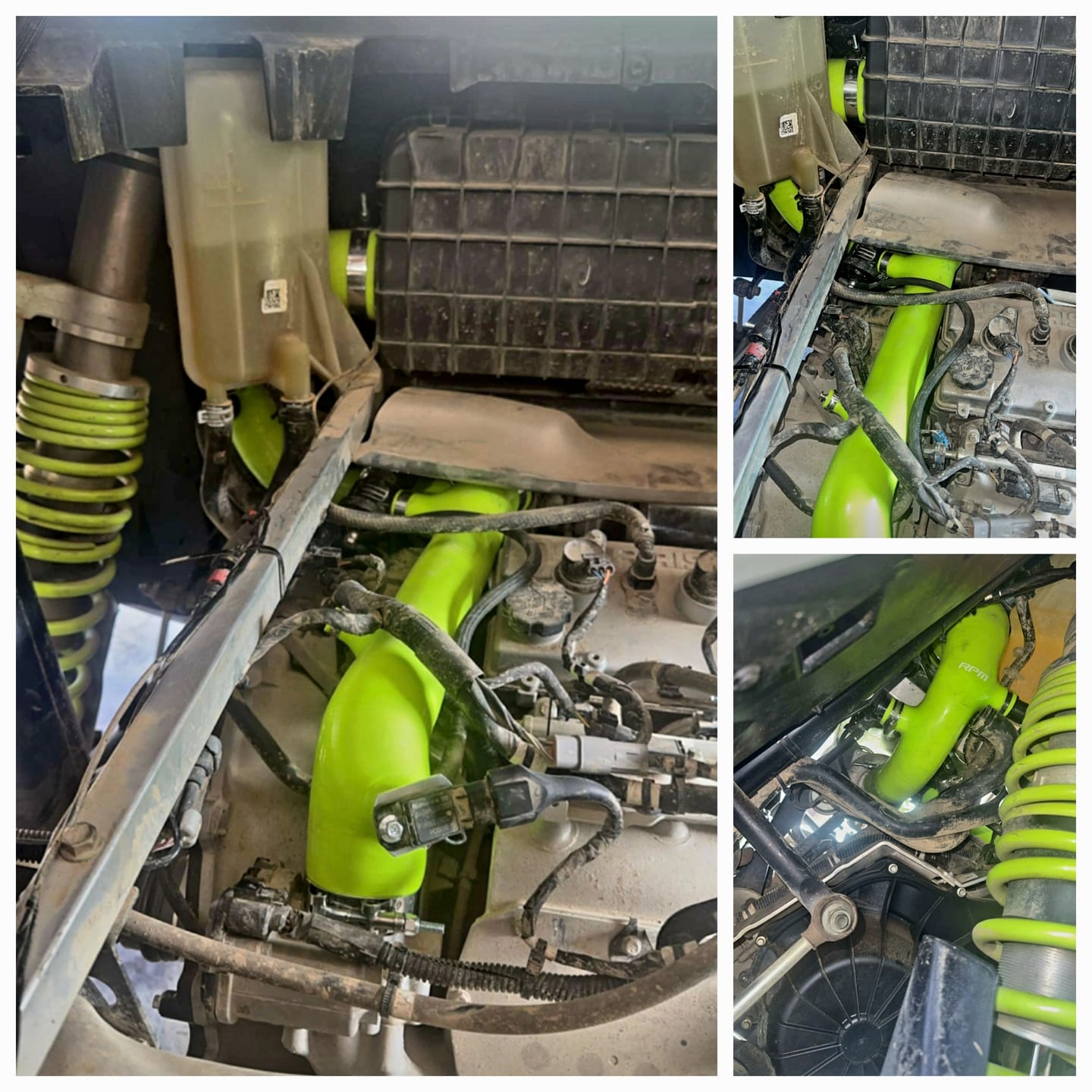 Customer photo review of RPM SxS Polaris RZR PRO XP & Turbo R Silicone Intake & Charge Tube SET