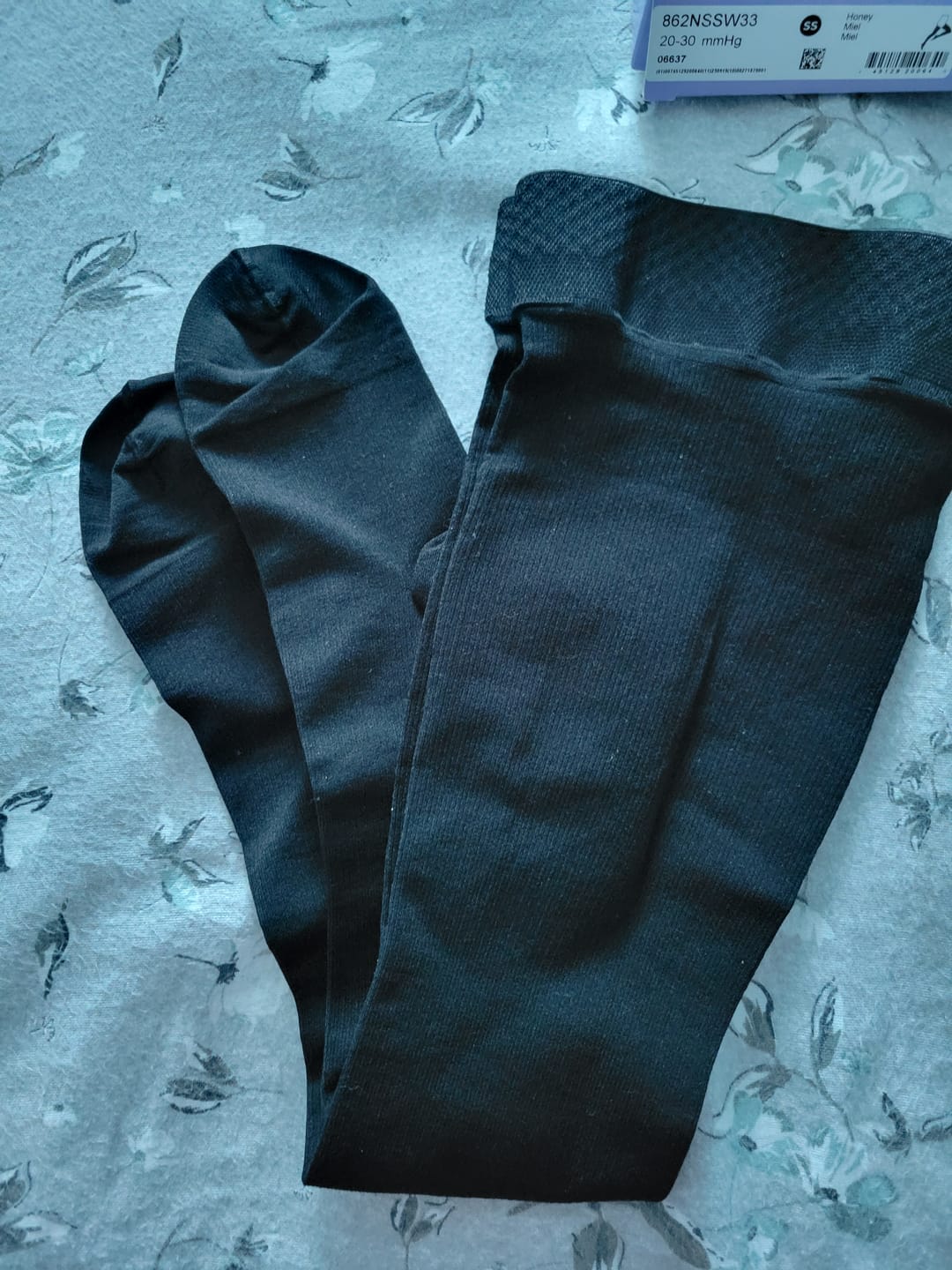 Customer photo review of Sigvaris Cotton Thigh High (Women's)