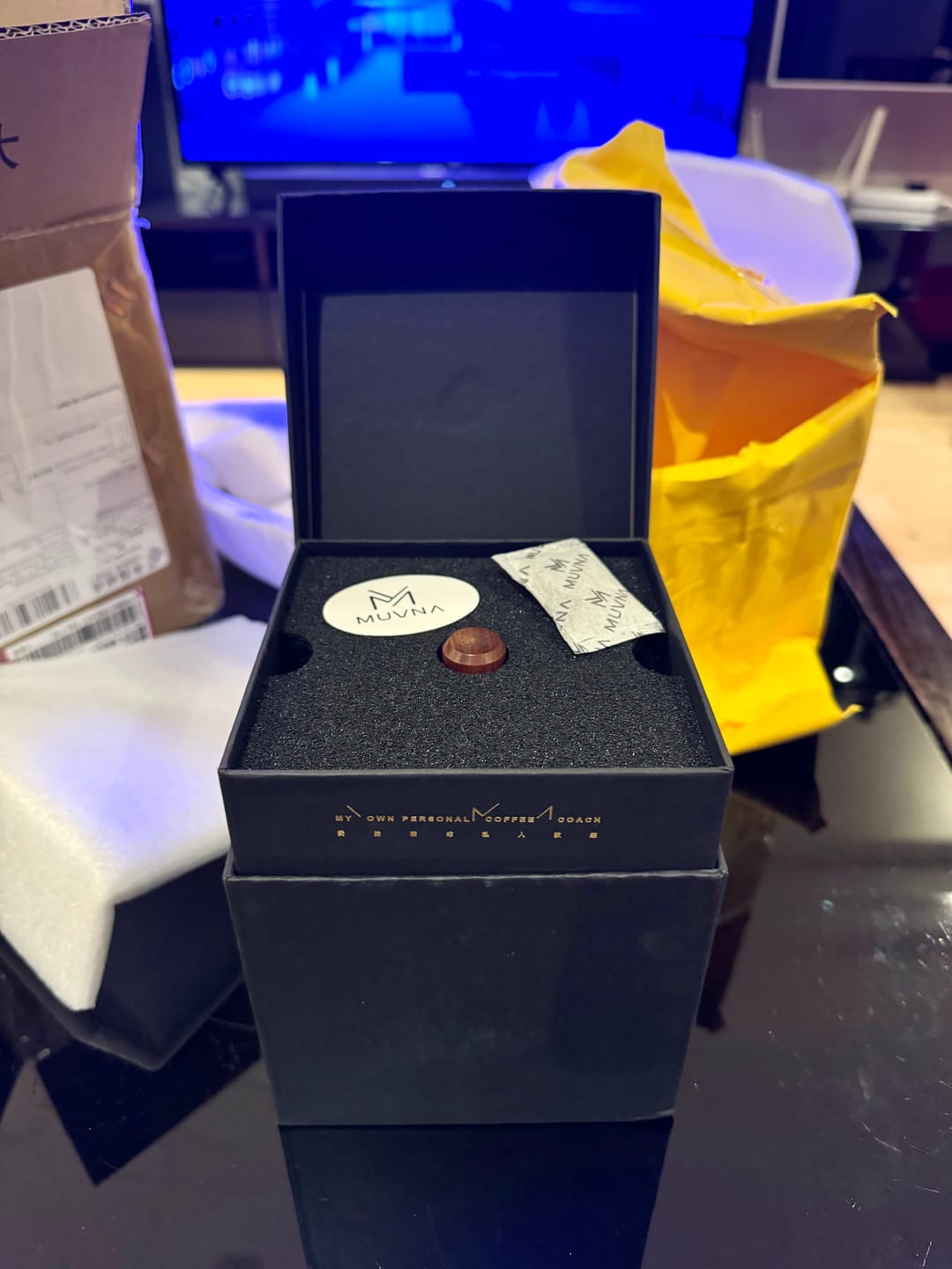 Customer photo review of Geared Spinning WDT Tool - Espresso Distribution - MUVNA