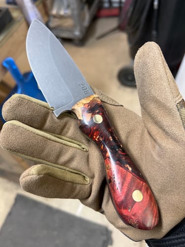 Customer photo review of Maple Burl | Copper Leaf