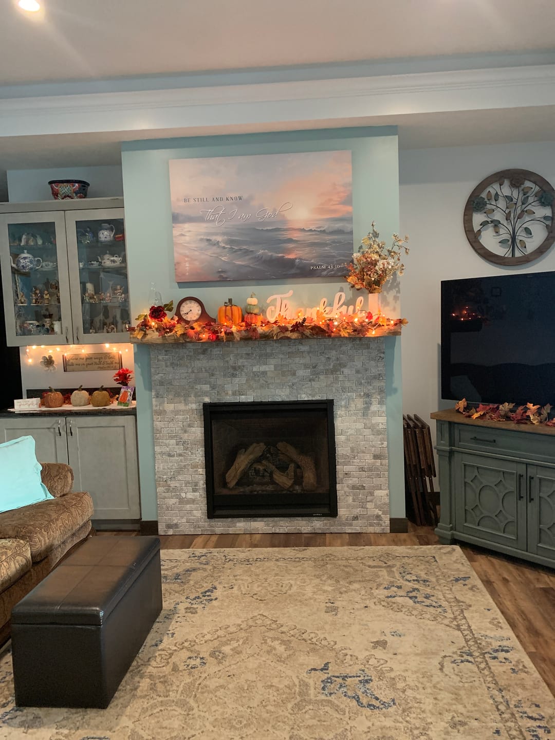 Customer photo review of Be Still and Know, Seascape, Psalm 46:10 Wall Art Canvas Print