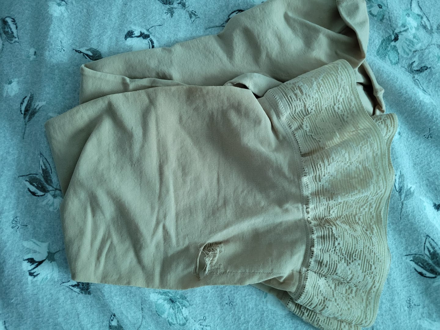 Customer photo review of Sigvaris Opaque Thigh High