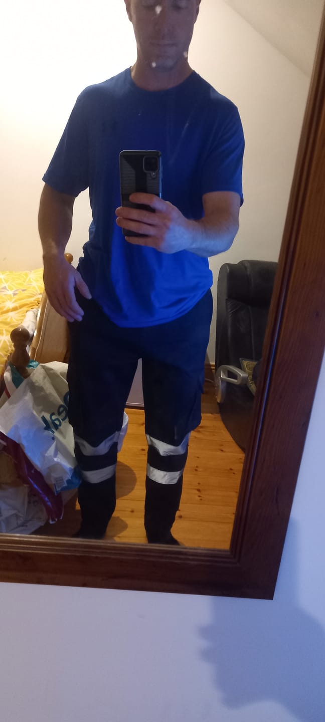 Customer photo review of Fleece Hi Vis Bottoms