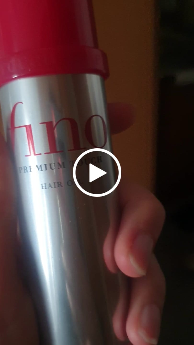 Customer video review of Shiseido Fino Hair Serum Treatment 70ml