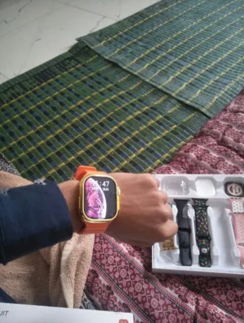 Customer photo review of I20 Ultra Watch Max Suit Smart Watch