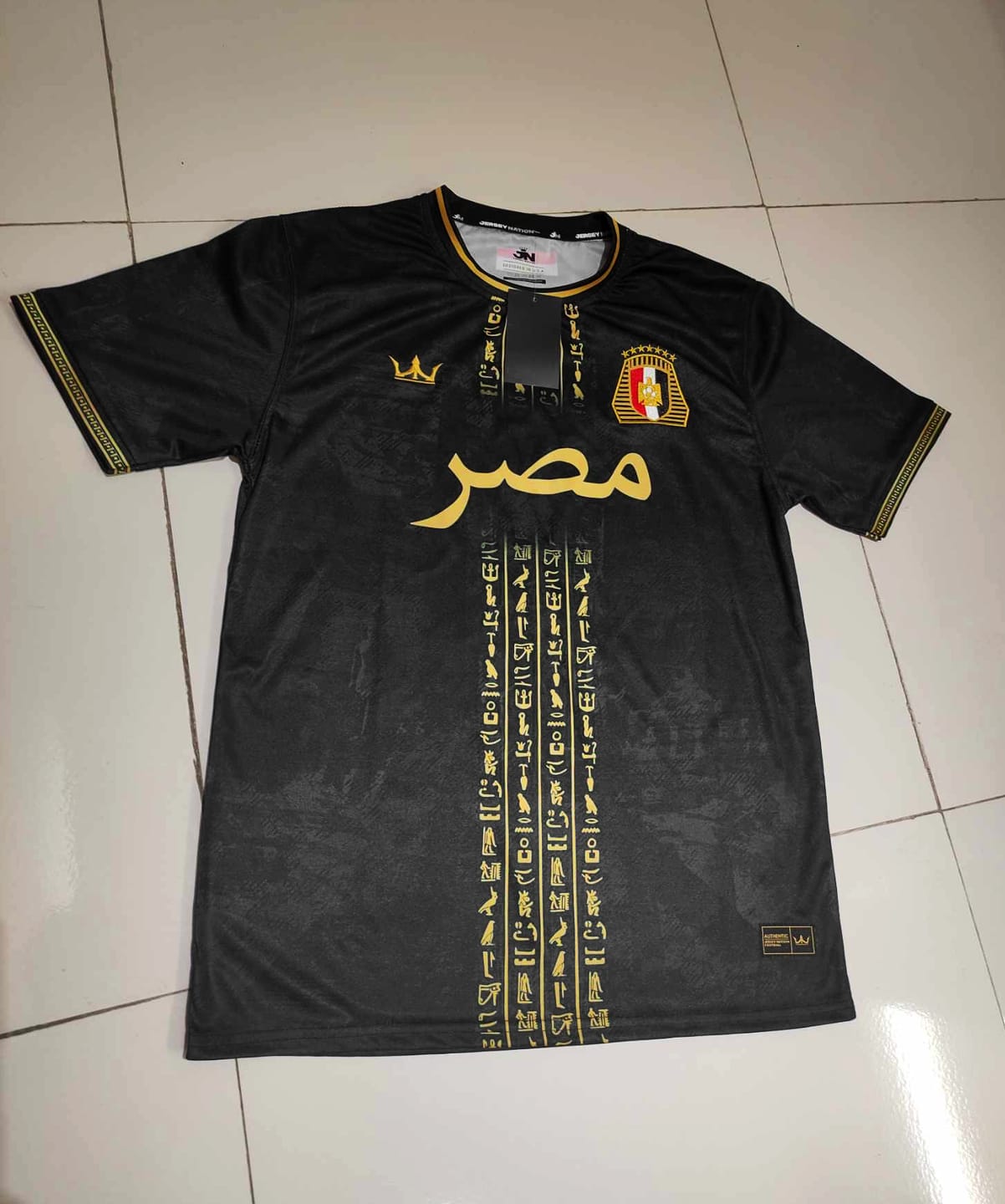 Customer photo review of Egypt Custom Football Jersey