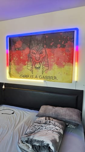 Customer photo review of Fahne inkl. Druck