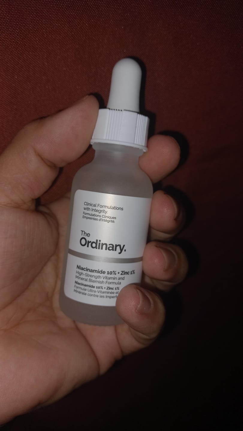 Customer photo review of Niacinamide 10% + Zinc 1% Oil Control Serum