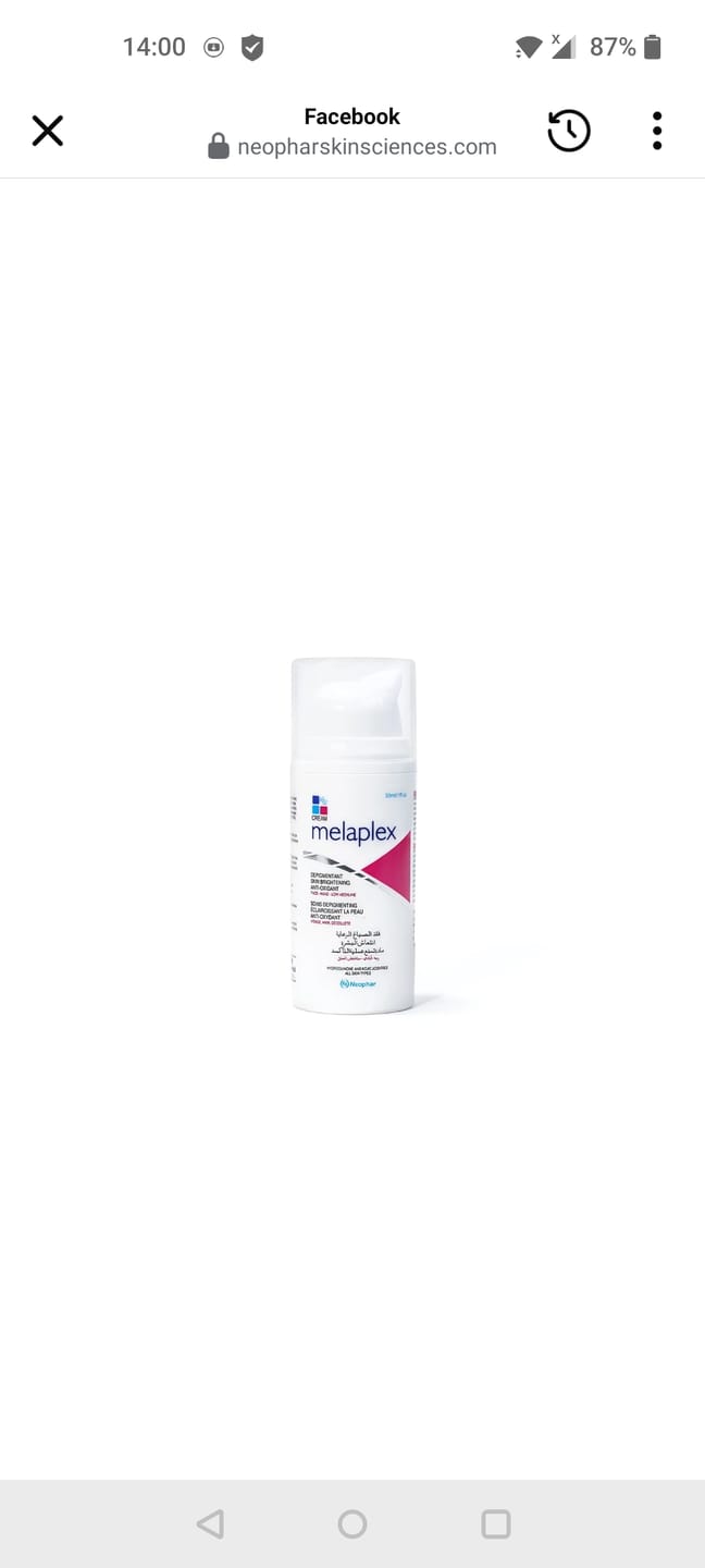 Customer photo review of Melaplex Cream