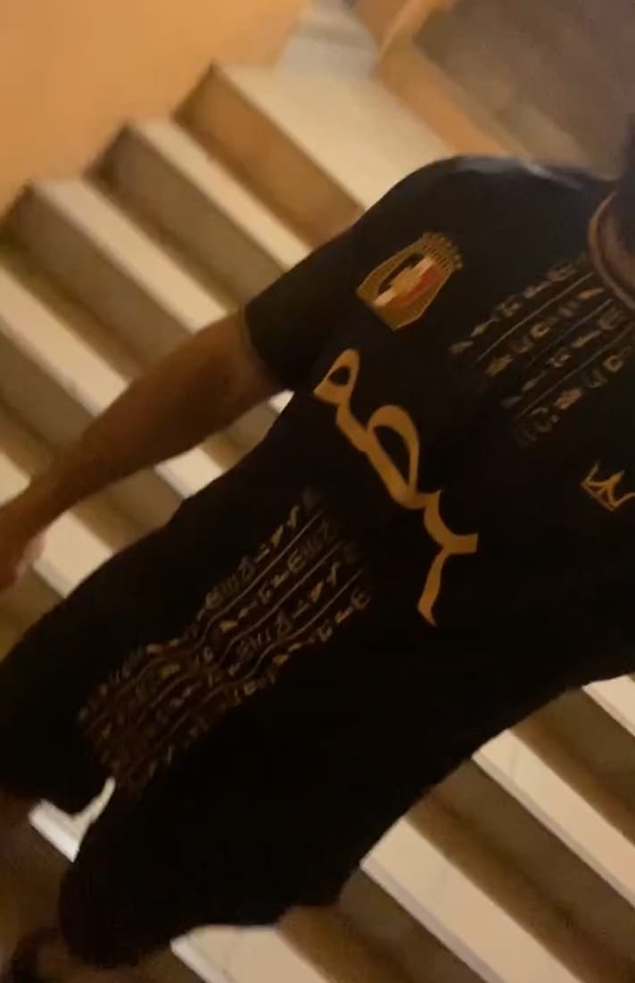 Customer photo review of Egypt Custom Football Jersey