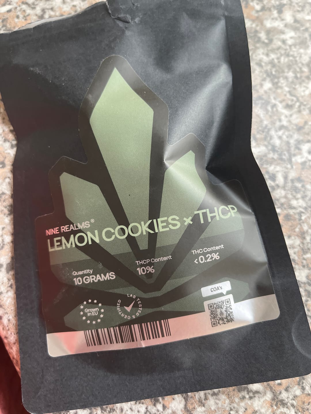 Customer photo review of LEMON COOKIES x 10% THCP