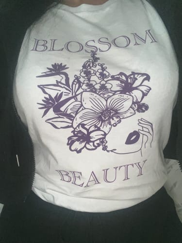 Customer photo review of "BLOSSOM BEAUTY" Shirt