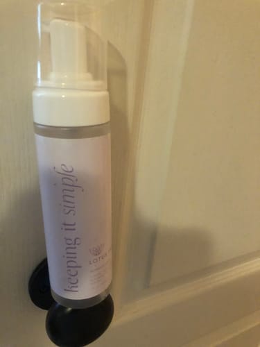 Customer photo review of Keeping It Simple Feminine Wash