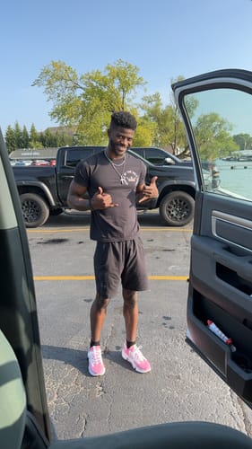 Customer photo review of Men's Pink Psalm 23s - First Edition Christian Shoes