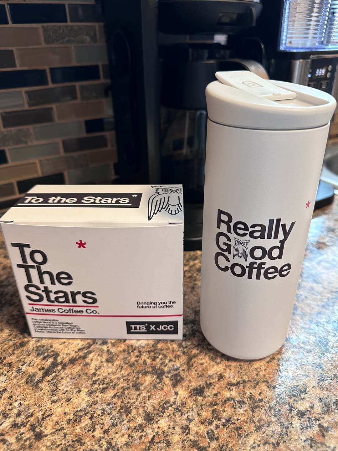 Customer photo review of To The Stars Really Good Coffee