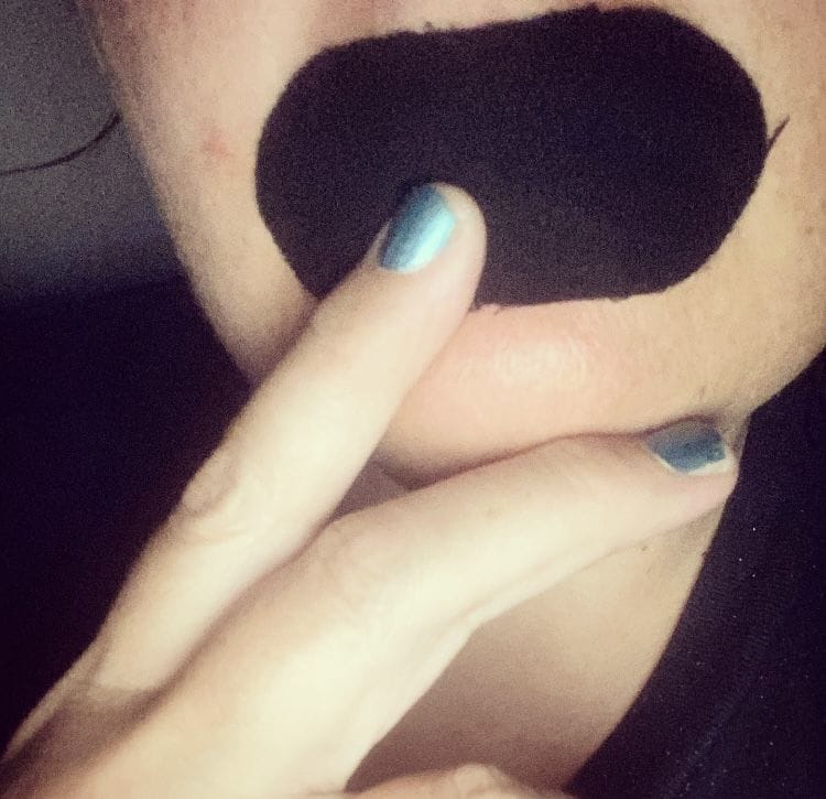 Customer photo review of Mouth Tape for Sleeping - Anti Snoring, Medical Grade, Breathable, Pain Free Removal & Hypoallergenic