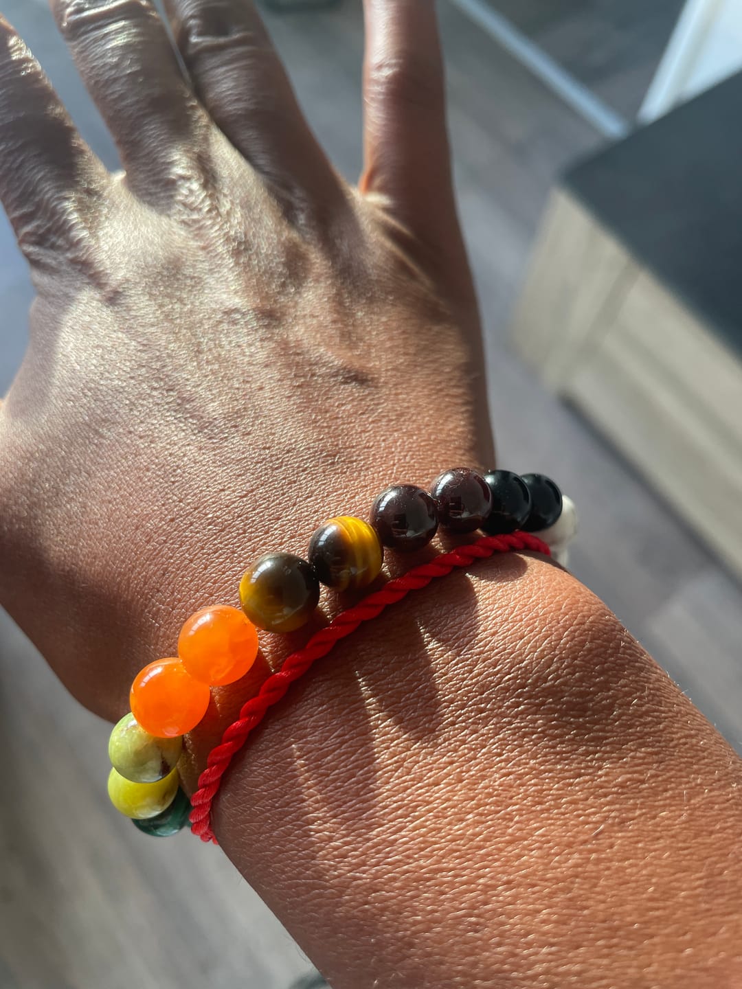 Customer photo review of Bracelet chakras