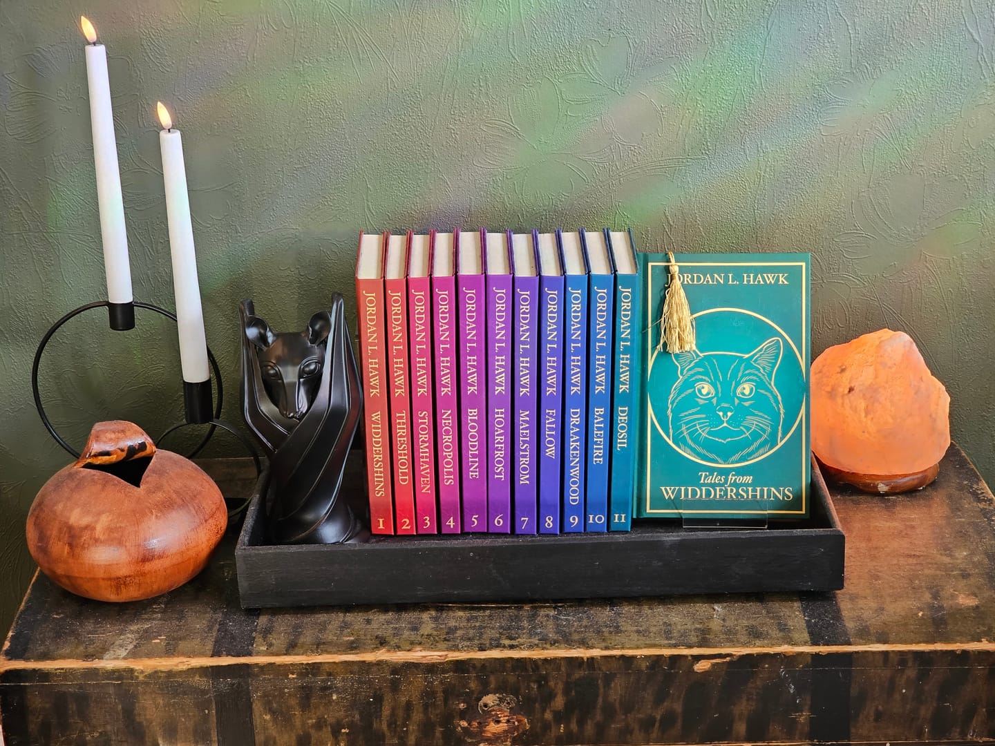 Customer photo review of Widdershins (Whyborne & Griffin 1) - HARDCOVER