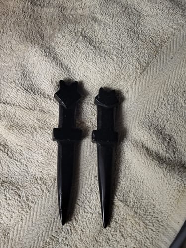 Customer photo review of Gemstone Decorative Daggers