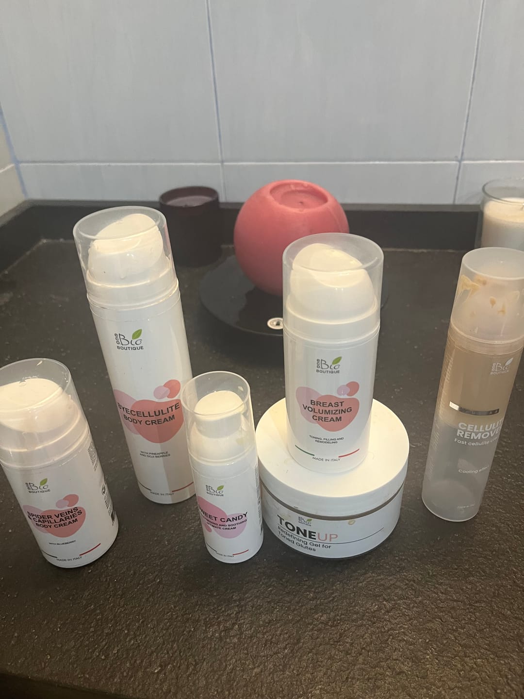 Customer photo review of Crema Voluminizadora de Pecho