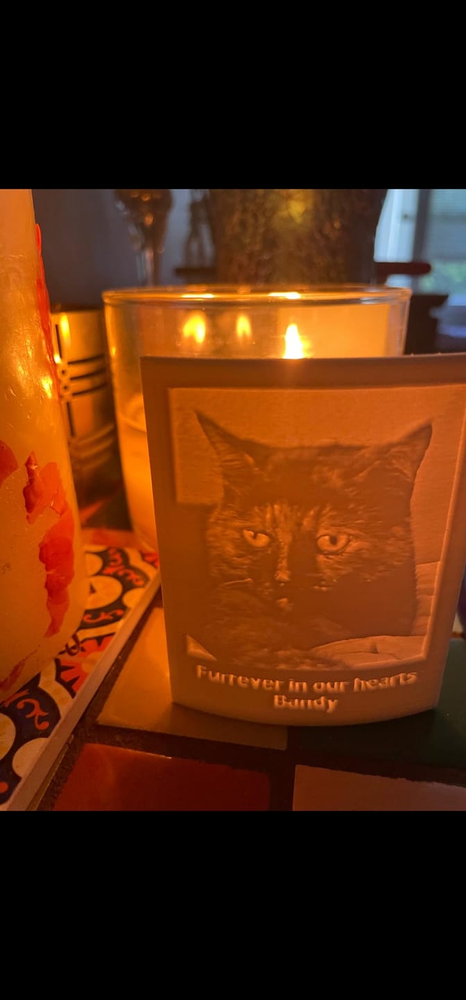 Customer photo review of Memory Frame™ Personalized Night Light