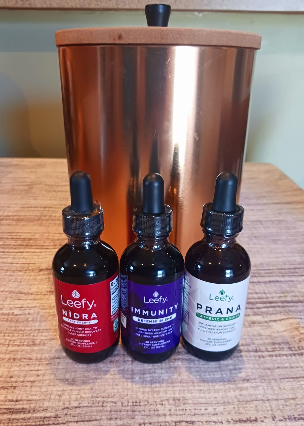 Customer photo review of TRIO BUNDLE