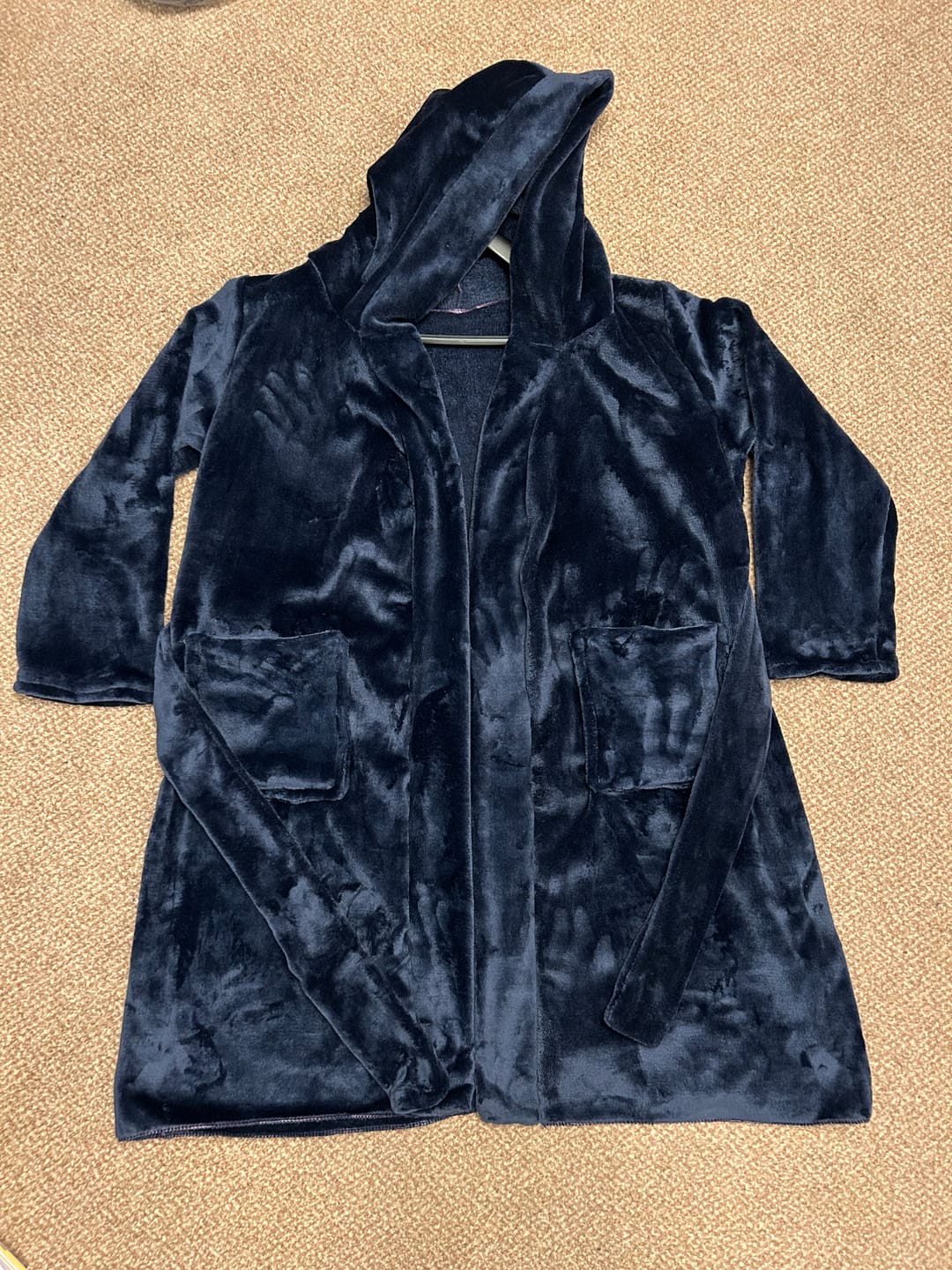 Customer photo review of Plain Cuddle Fleece Fabric