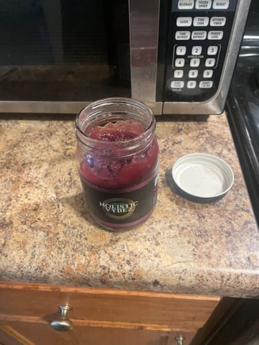 Customer photo review of Elderberry and Soursop Infused Sea Moss Gel