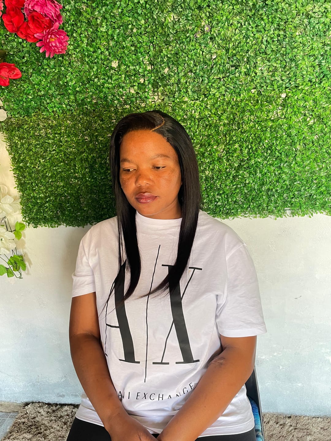 Customer photo review of Brazilian 4x4 Lace Wig - Straight