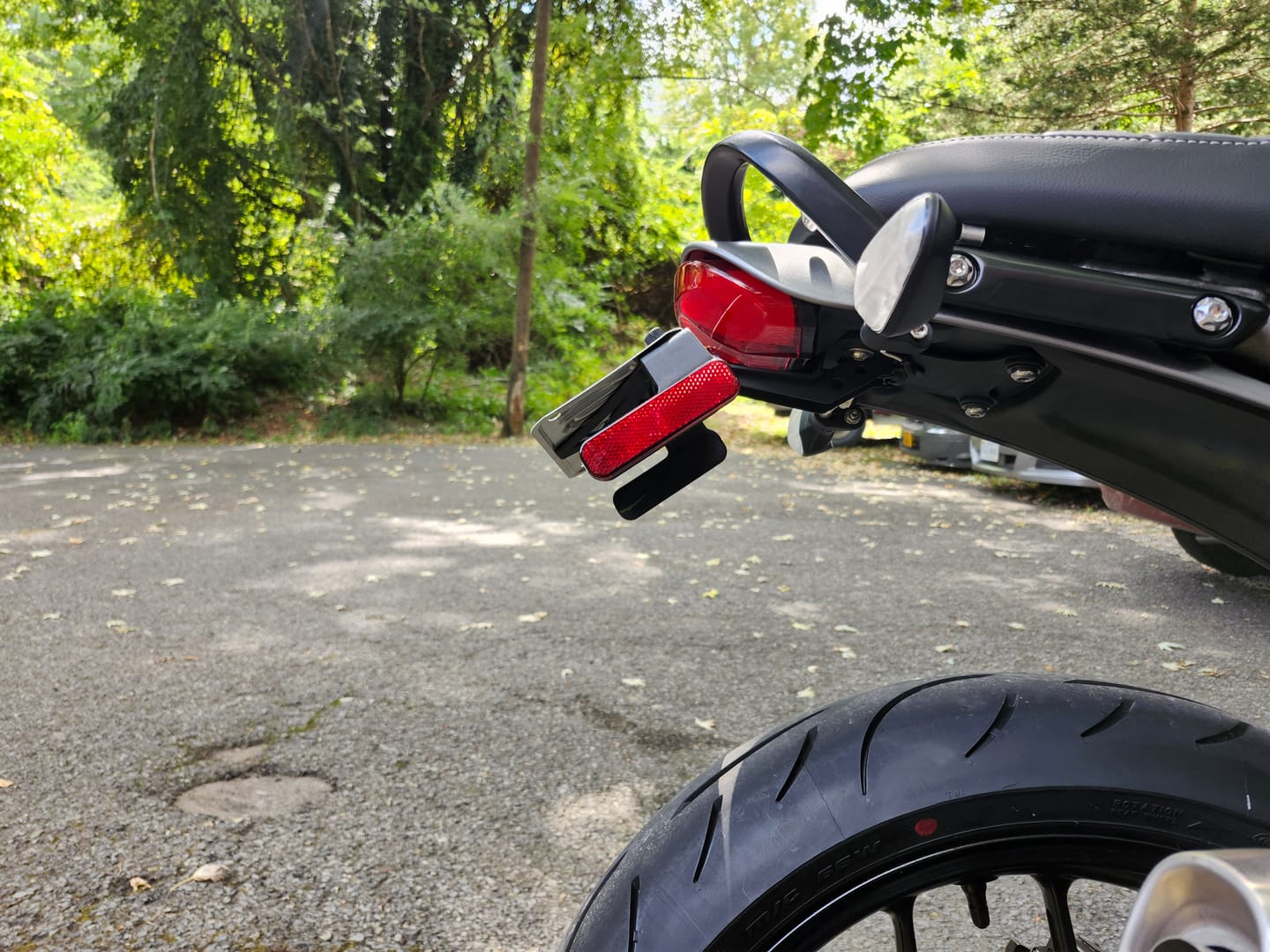 Customer photo review of Triumph Speed 400 & Scrambler 400 Plug & Play Tail Tidy Kit