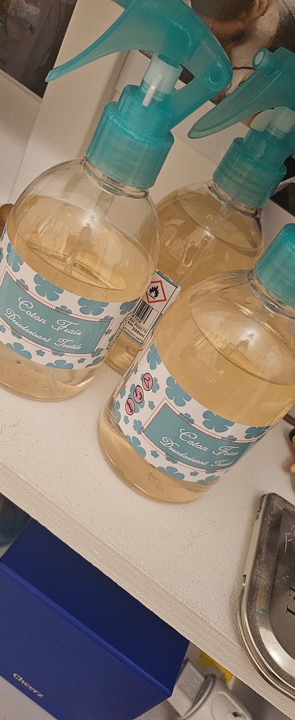 Customer photo review of Désodorisant textile Coton Frais 250 ML – Mosco Paris