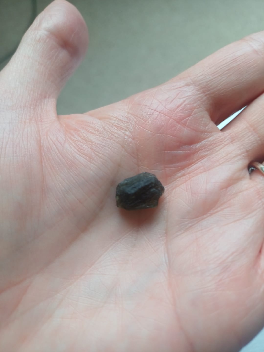 Customer photo review of Moldavite - Rough-Raw Pieces